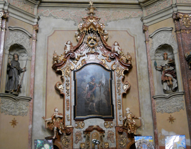 Внутри церкви Святого Иоанна Непомуцкого
