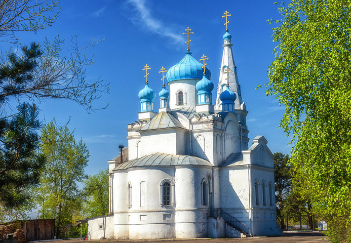 Александро-Невская церковь на Оби