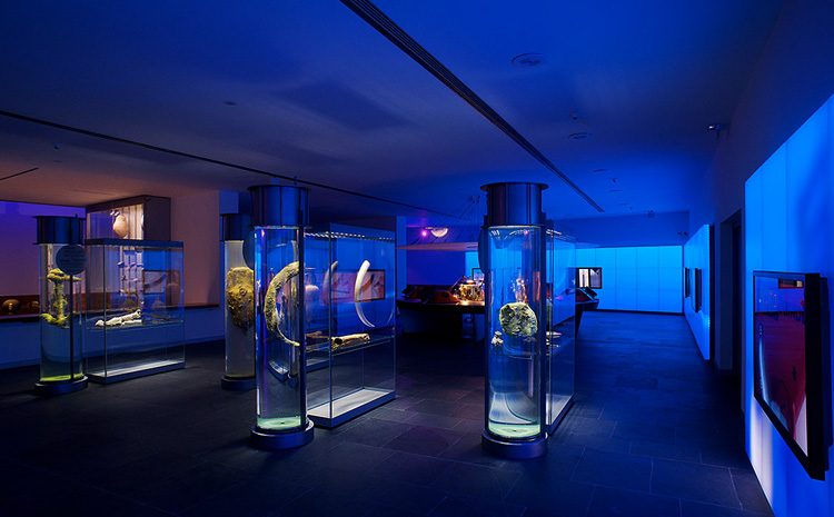 Внутри музея подводной археологии