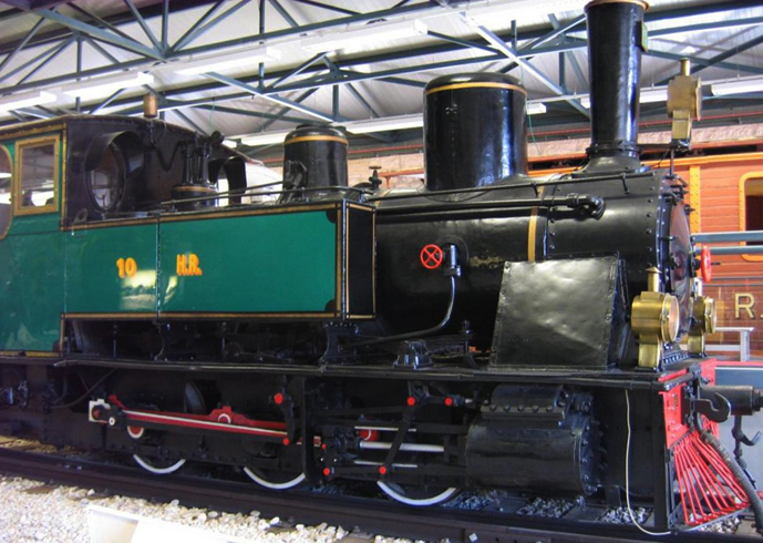 Экспонат музея железных дорог