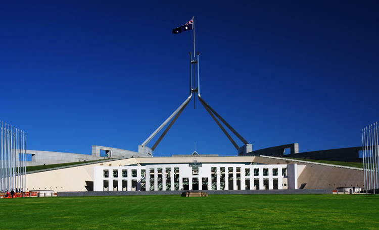 Здание австралийского парламента