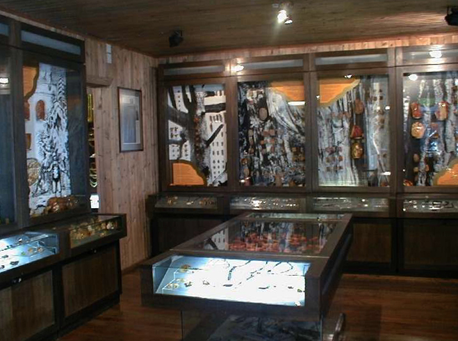 Внутри музея янтаря